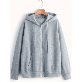 (017# Women's Fashion Zipper Hoodie, Printed Design Women's Hoodie, Women's Autumn Winter Zipper Hoodie, Streetwear, Autumn Outfit, Printed Design, Drawstring Hoodie, Soft Fabric, Comfortable Fit, Zipup Hoodie, Pullover Hoodie, Fashion Enthusiast, U