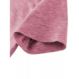 5pcs Plus Size Women's Short Sleeve T-Shirts - Funny & Cute Heart & Joyful Face Print Blouses, Casual Crew Neck Breathable Tops for Spring Summer Casual Attire, Office & Vacation Outfits - 1XL-5XL (5-Shirt) Year-Round Casual