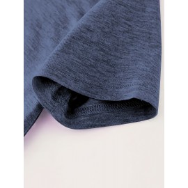 5pcs Plus Size Women's Short Sleeve T-Shirts - Funny & Cute Heart & Joyful Face Print Blouses, Casual Crew Neck Breathable Tops for Spring Summer Casual Attire, Office & Vacation Outfits - 1XL-5XL (5-Shirt) Year-Round Casual