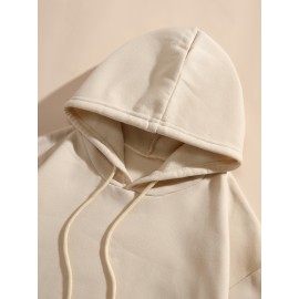 Women's Oversized Grey Bear Face & Joyful Face Full-Body Print Hooded Sweatshirt - Cute Bear Graphic Sweater, Relaxed H-Line Fit, Machine Washable Casual Streetwear for all-Season (Pullover Hoodie)