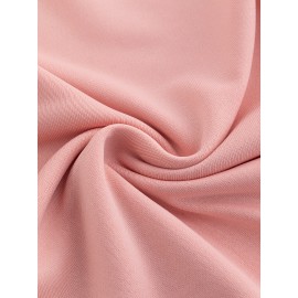 Women'S Light Pink Celestial Night Sky Hooded Jacket - Stretch All-Season Coat with Moon & Stars Back Print, Bohemian-Inspired Design, Machine Washable Casual Outerwear, Drawstring Hood & Long Sleeves for Everyday to Special Occasions (No Belt Requi