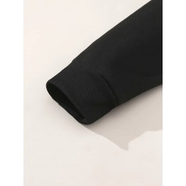 Women'S Cute Green Dinosaur & Heart Print Hoodie - Soft Long Sleeve Sweatshirt with Drawstring Hood, Cozy Casual Pullover for Autumn Winter, Cute Dinosaur Pocket Design, Regular Fit Casual Attire (Pastel Colors Available)