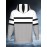 Men's 3D Illusion Hoodie with Spooky Black & White Striped Sleeves & Grey Front - Full-Zip Hooded Sweater, Long Pocket Streetwear for Halloween Costumes & Casual Wear, Machine Washable Optical Illusion Jacket