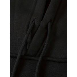 Set of 2 with a Custom Hoodie Featuring a Double-Sided Design - Personalized Style: -Blend Pullover, Long Sleeves, Machine Washable - Ideal for Fall And Winter, Appropriate for Both Casual And Formal Events, Comfortable Slim Fit