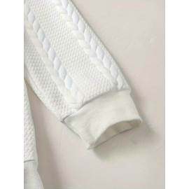 Men's Brown Hooded Jacket - Casual Zip-Up Winter Coat with Pockets, All-Season Polyester Outerwear, Golden-Tone Corduroy-Like Pocket Accent & Hooded Collar, Hand Wash/Dry Clean - Versatile for Smart-Casual & Formal Wear