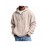 Multi-Color Waffle-Knit Half-Zip Hoodie Oversized Casual-Style Daily Outfit Comfortable Piece