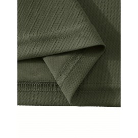 10-Pack Men'S Storm-Ready Hooded Tees | PolyMicro Mesh Tech, Crew Neck, Breathable Performance Shirts for Gym, Running, Hiking - Moisture-Wicking