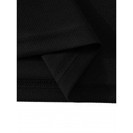 10-Pack Men'S Storm-Ready Hooded Tees | PolyMicro Mesh Tech, Crew Neck, Breathable Performance Shirts for Gym, Running, Hiking - Moisture-Wicking