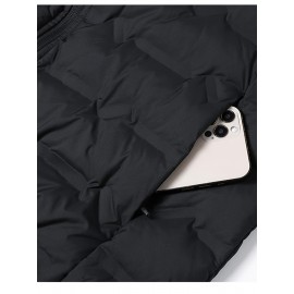 Men'S Stand Collar Thin Jacket | Casual Style, Regular Fit, Filler, Pocket Details, Autumn-Winter Trendy Short Coat