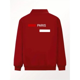 [Trendy Printed Jacket] Men's Printed Trendy Hot-Selling Autumn/Winter High-End Casual Youth Jacket Collar Stylish Versatile Top Jacket Coat