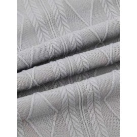 Men'S Jacquard Coat for Fall And Winter, Ideal for Relaxed Outdoor Use, Cardigan Style