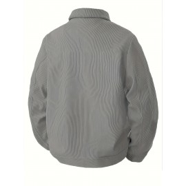 Pearson OBM Autumn/Winter New Men's Vintage Corduroy Workwear Jacket, Trend Texture Versatile Outer Coat for Stylized Gentlemen