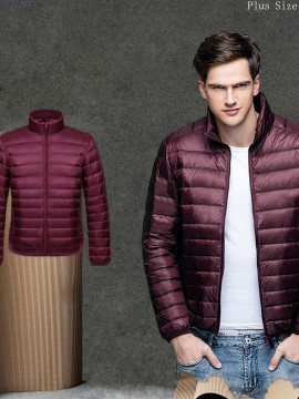 Men's & Women's Unisex Winter Jacket with Hood & Fill - Lightweight Windproof Outer/Inner Storage Pockets, Collar, Front/Back Zipper - Large Size Winter Coat for Cold Weather (Machine Washable) - Casual Outerwear for both sexes