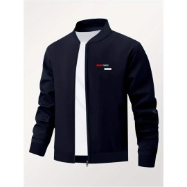 [Trendy Printed Jacket] Men's Printed Trendy Hot-Selling Autumn/Winter High-End Casual Youth Jacket Collar Stylish Versatile Top Jacket Coat